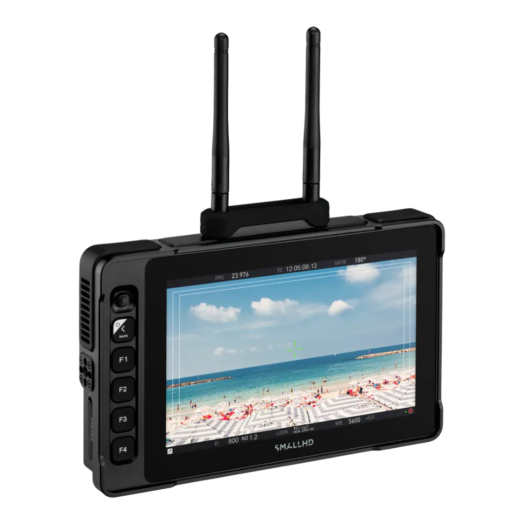 SmallHD_16-0731_Ultra-7-Bolt-6-TX-1500_Quarter-Raised-Front-Right-Screen-On.webp