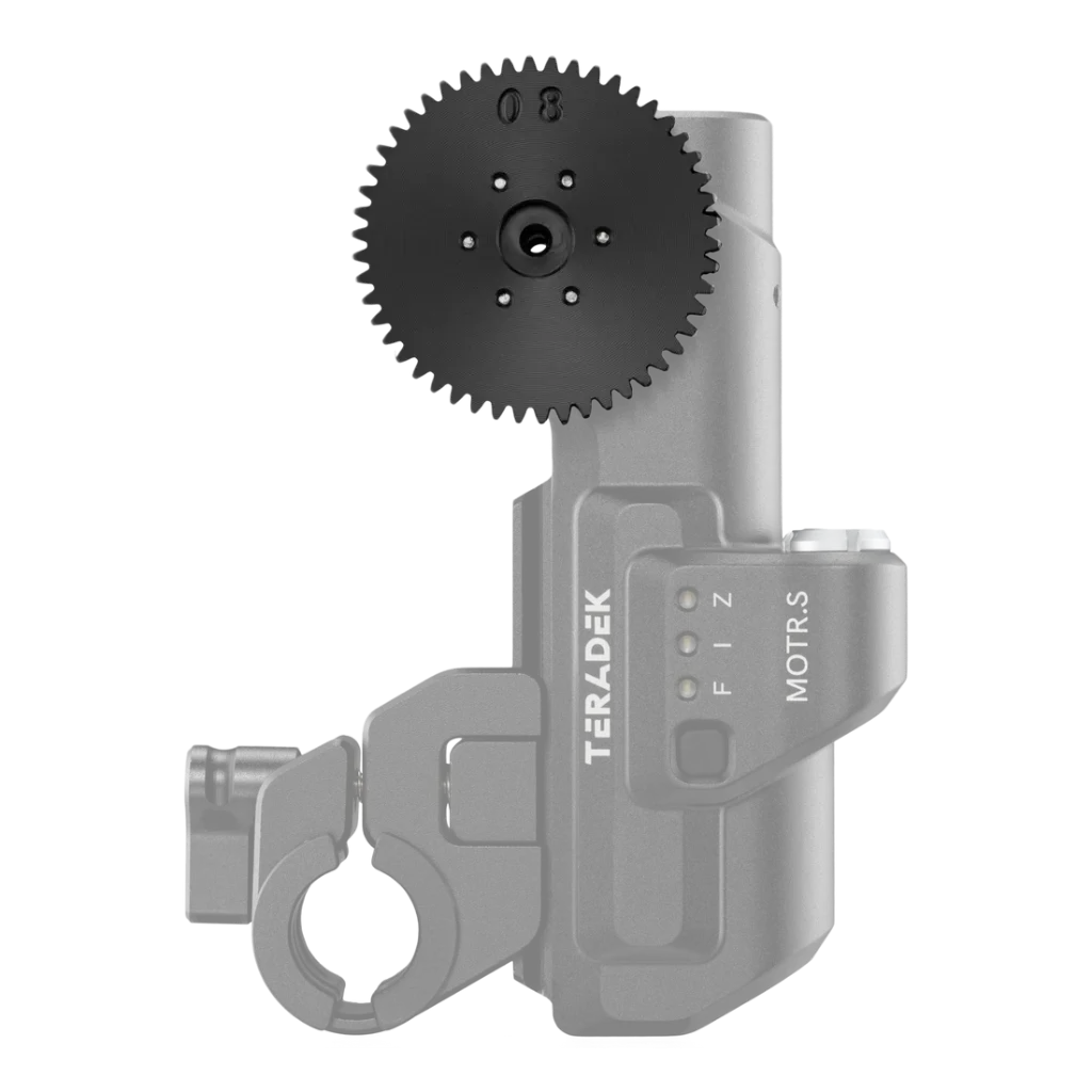 Teradek_11-0939_MOTRS-Motor-Gear-08-raw-50-teeth-12mm-width_Installed-Faded.webp
