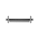 SmallHD_17-5044_Cine-18-Mounting-Rail_Front_Installed_Low-Opacity.webp