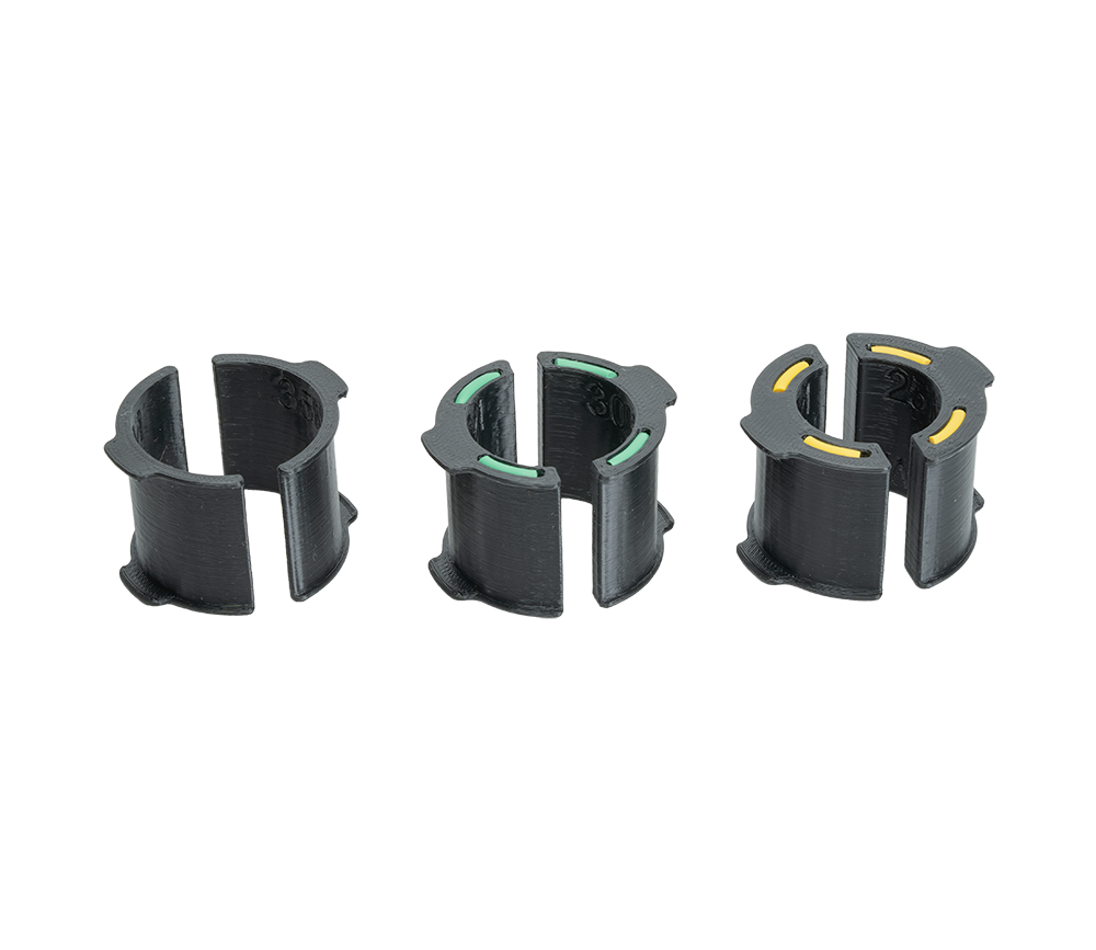 14830 - Whaley Rail Flip Open Clamp - Metric Reducer Set (35mm, 30mm, 25mm).webp