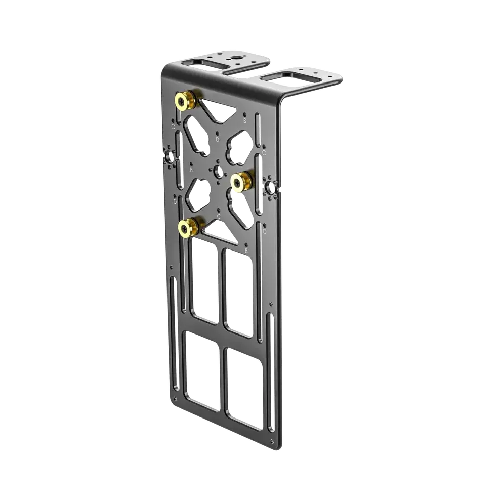 SmallHD-17-5001-4KSeriesPSUUniversalMountingBracket-GoldMountStudPositions_v2.webp