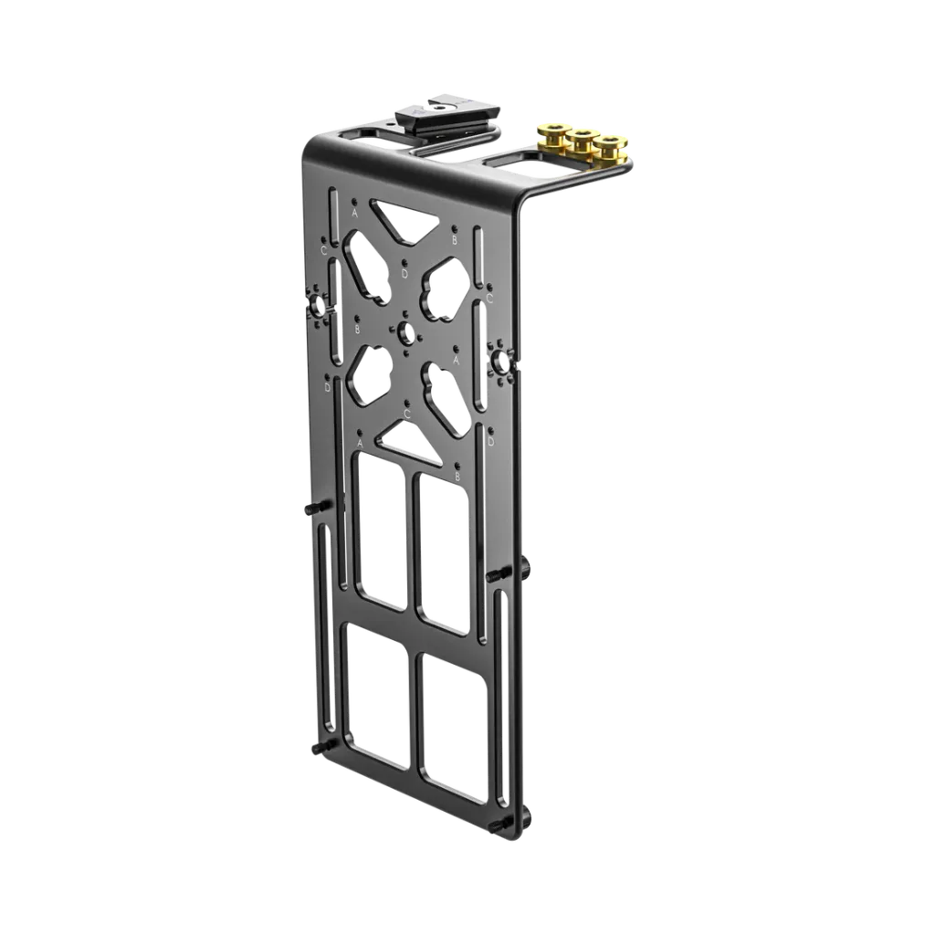 SmallHD-17-5001-4KSeriesPSUUniversalMountingBracket_ThreeQuarters-Front_v2.webp
