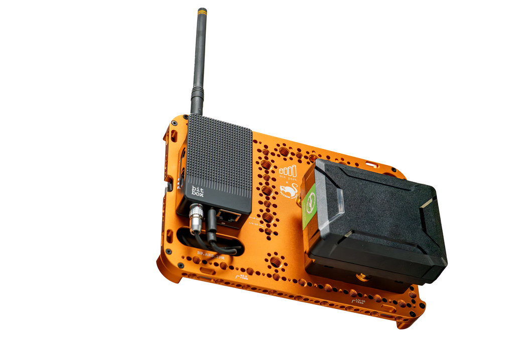bitpart - bitbox iPad plate, Orange Gold Mount