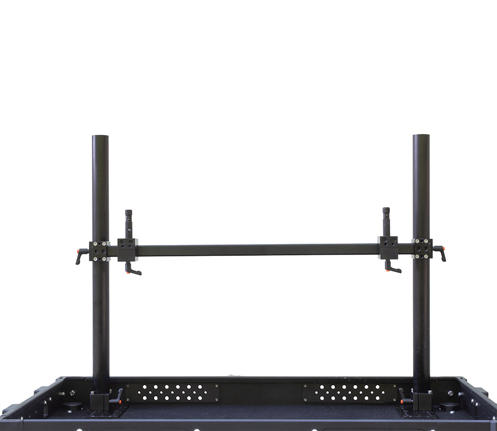 Uprade Innovations - Whaley Rail Monitor Mounting Frame – Inovativ Voyager 42 - Single Rail