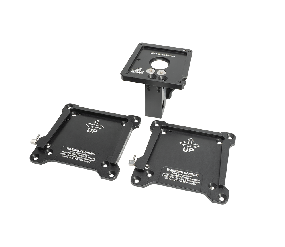 Uprade Innovations - DIT BOX - Quick Release VESA Plates to Spigot Adapter Accessory