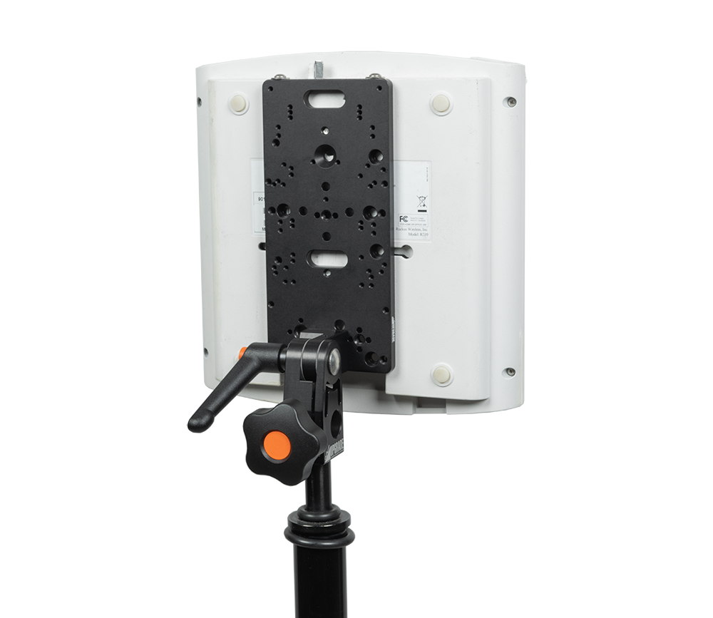 Uprade Innovations - Ruckus R710 Battery Mounting Plate to MMS12 Spigot Adapter