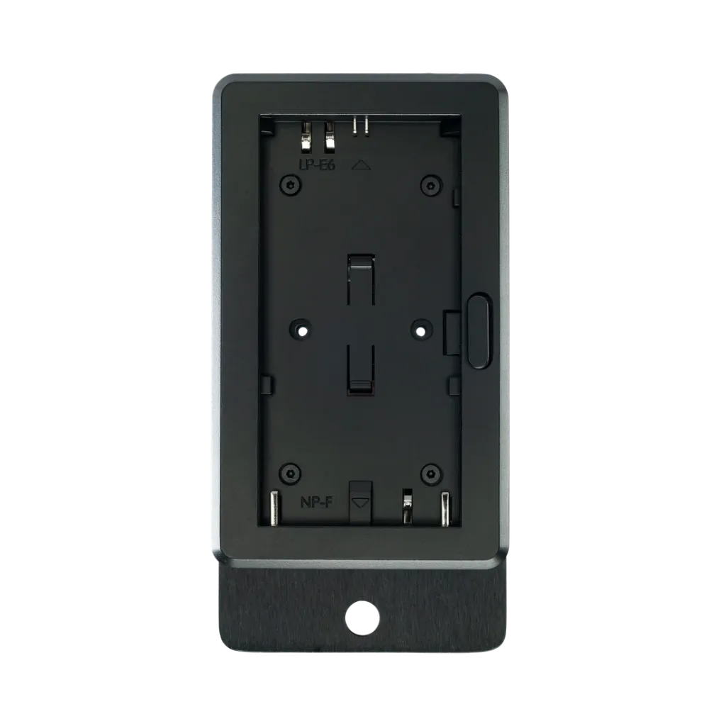 [TER-11-0862] Teradek - Battery plate for Canon LP-E6 or Sony NP-F550 (Straight Bracket) with Barrel Power Cable
