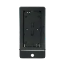 Teradek - Battery plate for Canon LP-E6 or Sony NP-F550 (Straight Bracket) with Barrel Power Cable