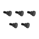 1/4-20x1/2"L Replacement Nylon Screws (Black - 5 pk)